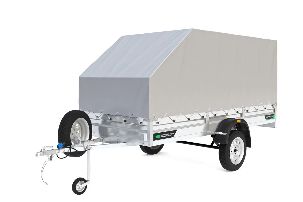 Прицеп Титан 3515-03 (3,5х1,5 борт 30см, тент 120см Аэро)